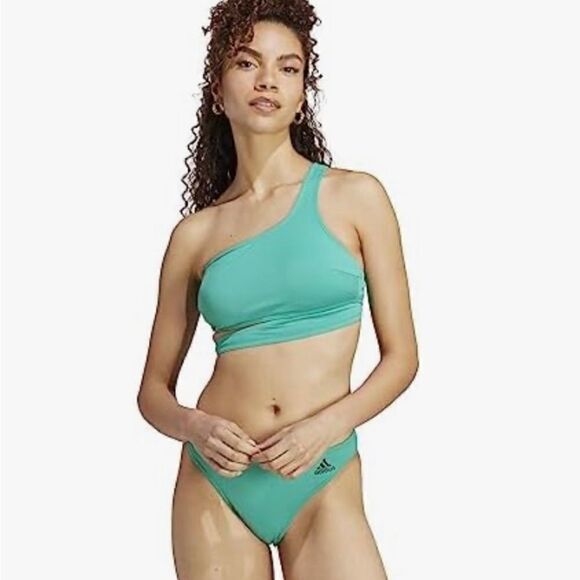 adidas Danz Bikini Set in Green - Picture 1 of 10